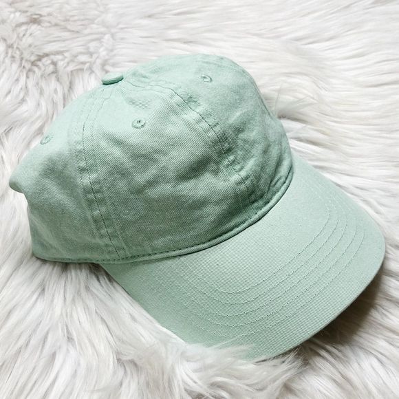 Time and Tru Accessories - Time and Tru Dad Baseball Hat Mint Green OSFM